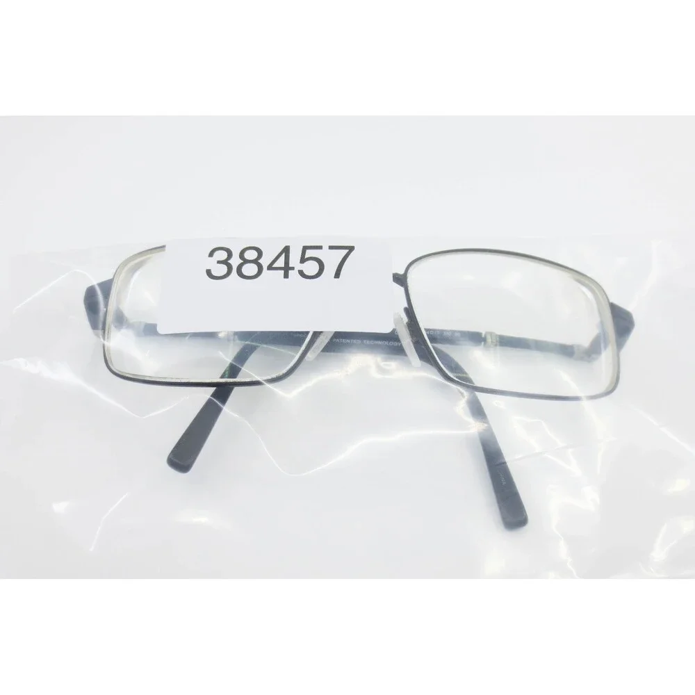 EasyTwist CT223 Eyeglasses Matte Black Rectangular TurboFlex Metal Frames